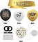 75 Pack Graduation Party Decorations Balloons Set - 12 Inch Black Gold Graduation Balloons with Balloon Ribbons for Graduation Party Decoration Supplies